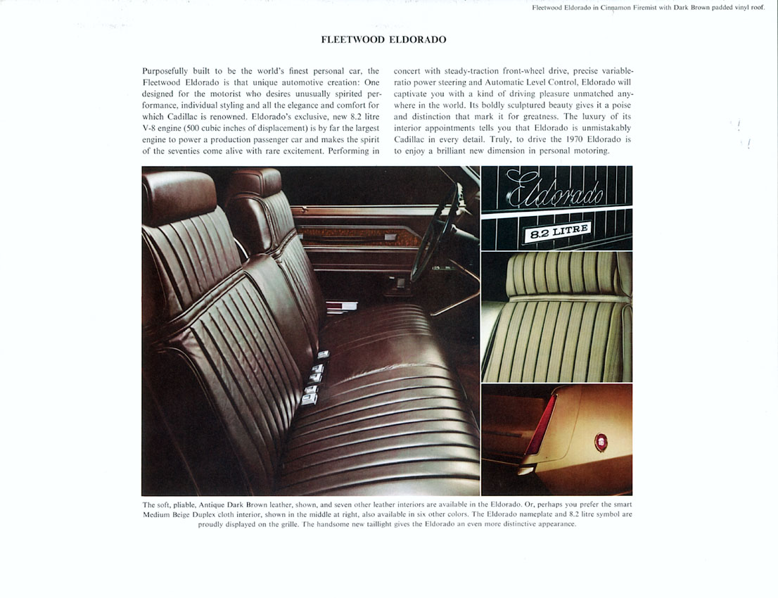 1970 Cadillac Brochure Page 17